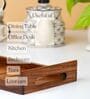 Brown Wooden Sheesham Serving Tray
