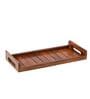 Brown Wooden Sheesham Serving Tray