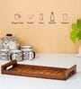 Brown Wooden Sheesham Serving Tray