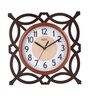 Wooden Brown Silent Sweep Mechanism Wall Clock