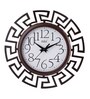 Brown Wooden Silent Sweep Mechanism Wall Clock