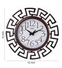 Brown Wooden Silent Sweep Mechanism Wall Clock