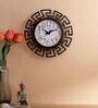 Brown Wooden Silent Sweep Mechanism Wall Clock