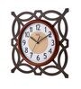Wooden Brown Silent Sweep Mechanism Wall Clock