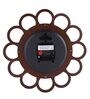 Brown Wooden Silent Sweep Mechanism Wall Clock