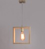 Skyline Brown Wood Hanging Light