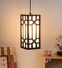 Alpana Brown Wood Hanging Light