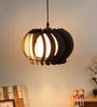 Blyton Brown Wood Hanging Light