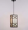 Alpana Brown Wood Hanging Light