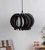 Blyton Brown Wood Hanging Light