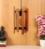 Brown Wooden Single Hanging Light