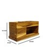 Brown Wooden Nelson Table Desk Organizer