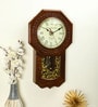Brown Wooden Vintage Pendulum Wall Clock