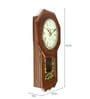 Brown Wooden Vintage Pendulum Wall Clock