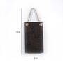 Brown Wooden Wall Hanging Key Holder