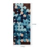 Abstract Pattern Wool 5 X 2 Feet Hand Tufted Bedside Runner