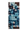 Abstract Pattern Wool 5 X 2 Feet Hand Tufted Bedside Runner