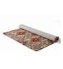 Buy Brown Abstract Wool and Art Silk 4 ft x 6 ft Hand Tufted Carpet