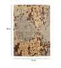 Buy Brown Wool and Viscose Abstract 6 x 8 Feet Hand Tufted Carpet