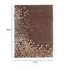 Buy Brown Wool and Viscose Floral 6 x 8 Feet Hand Tufted Carpet