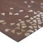 Buy Brown Wool and Viscose Abstract 4 x 6 Feet Hand Tufted Carpet