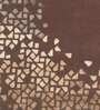 Buy Brown Wool and Viscose Floral 6 x 8 Feet Hand Tufted Carpet