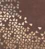 Buy Brown Wool and Viscose Abstract 5 x 7 Feet Hand Tufted Carpet