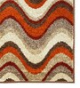 Brown Wool Damasc 55 x 22 Inches Runner