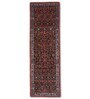 Brown Wool Floral 2 x 8 Feet Hand Tufted Carpet