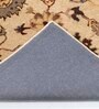 Brown Wool Floral 3 x 5 Feet Hand Tufted Carpet