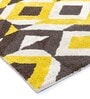 Multicolor Wool Geometric 6 x 9 Feet Hand Tufted Carpet