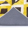 Multicolor Wool Geometric 6 x 9 Feet Hand Tufted Carpet