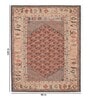 Brown Persian Wool 8 ft x 10 ft Hand Tufted Carpet