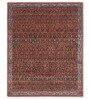 Brown Persian Wool 8 ft x 10 ft Hand Tufted Carpet