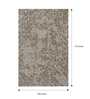 Brown Wool Abstract 4 x 6 Feet Hand Tufted Carpet
