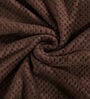 Brown wool solid 450 GSM Double Bed Comforter