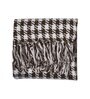 Brown Woven Cotton Checkered 50X60 Inches Throw