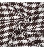 Brown Woven Cotton Checkered 50X60 Inches Throw