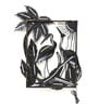Brown Metal Led Coconut Tree Frame With Heron Wall Art