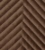 Brown Zig-Zag Velvet 2 Seater Sofa Cover (Pack of 5)