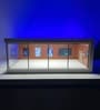 Brown Diorama Garage Showroom For Collectors Without Cars