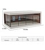 Brown Diorama Garage Showroom For Collectors Without Cars