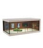 Brown Diorama Garage Showroom For Collectors Without Cars