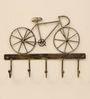 Brown Iron Cycle Hook Wall Decor
