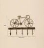 Brown Iron Cycle Hook Wall Decor