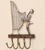 Metal Harp Brown Key Holders