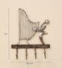 Metal Harp Brown Key Holders