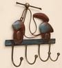 Metal Scooter Brown Key Holders
