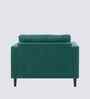 Bruch Boucle Fabric Arm Chair In Green Colour