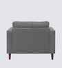 Bruch Boucle Fabric Arm Chair In Grey Colour